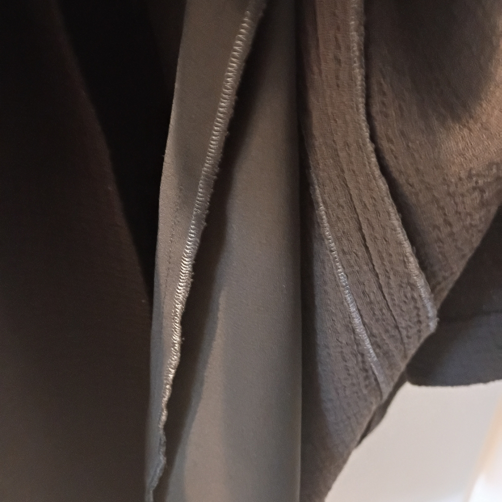 Armani Crinkle/Waffle Weave Bateau Shift In Espresso - Picture 3 of 10